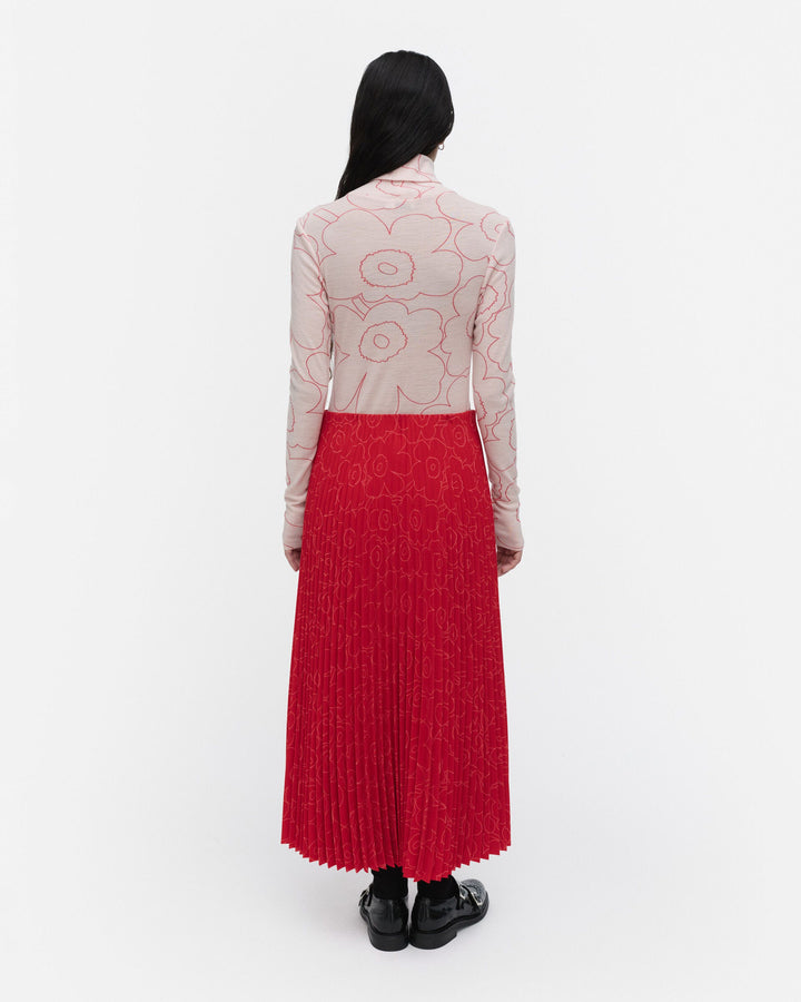 vilina piirto unikko wool turtleneck shirt