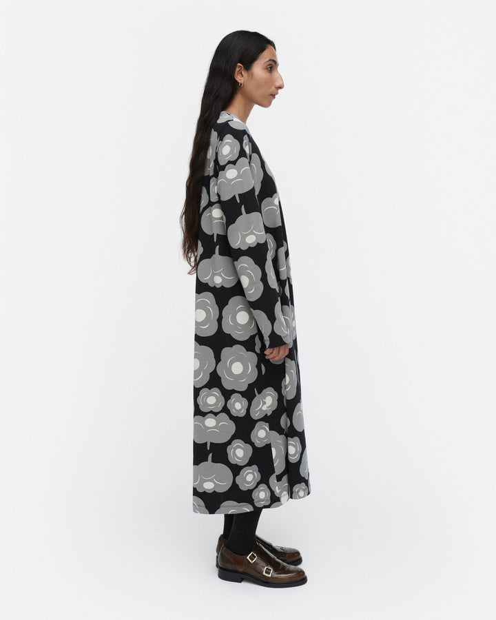 lehtokielo tumma jersey dress
