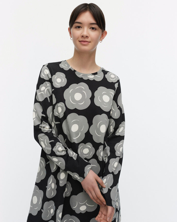 kevät tumma jersey tunic