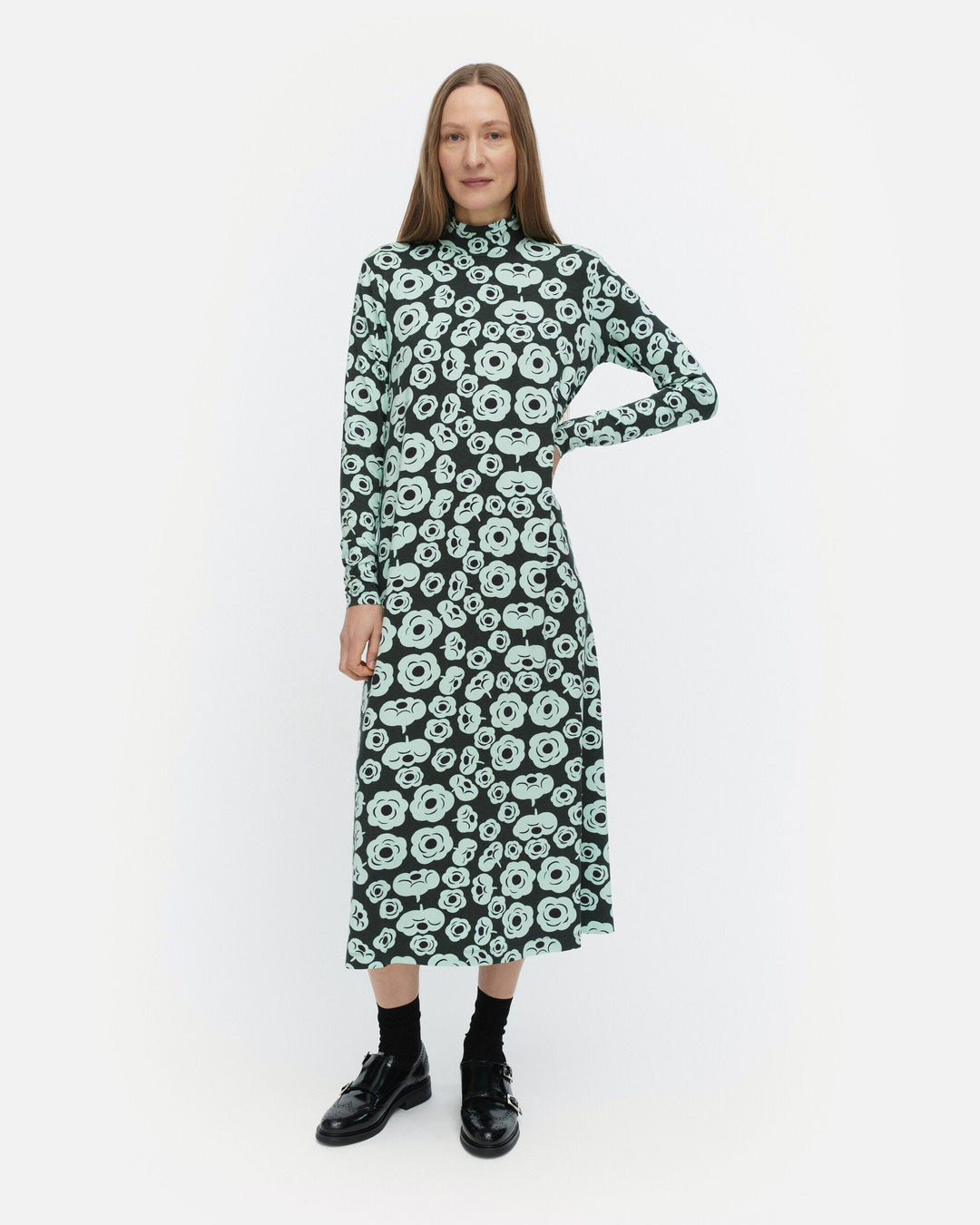 cavea tumma jersey dress - dark green/turquoise