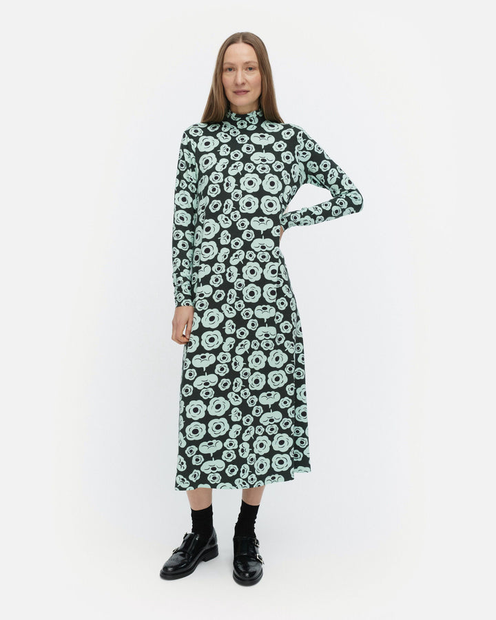 cavea tumma jersey dress - dark green/turquoise