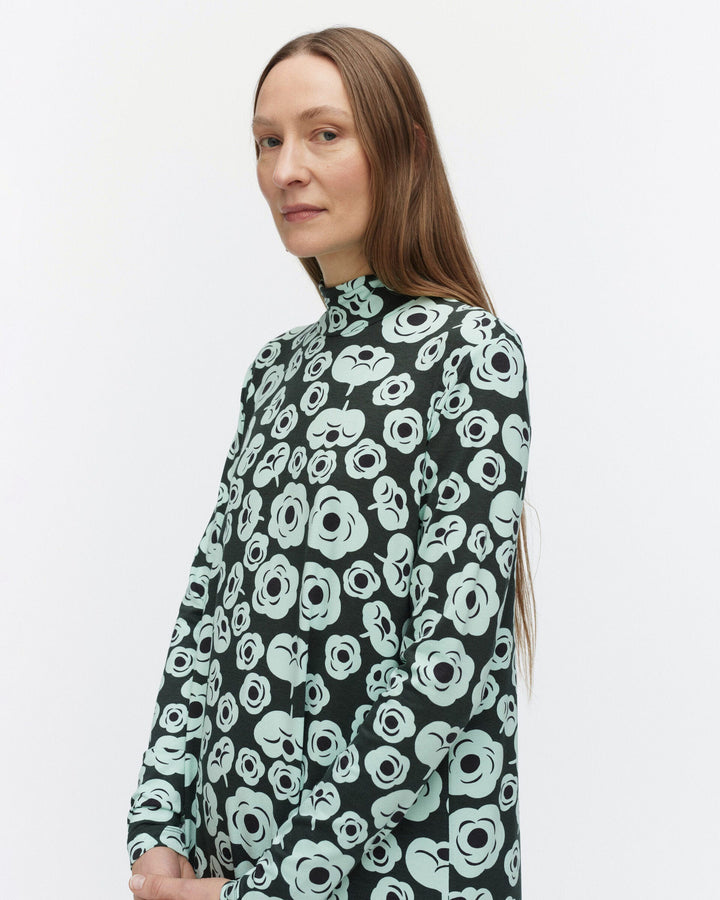 cavea tumma jersey dress - dark green/turquoise