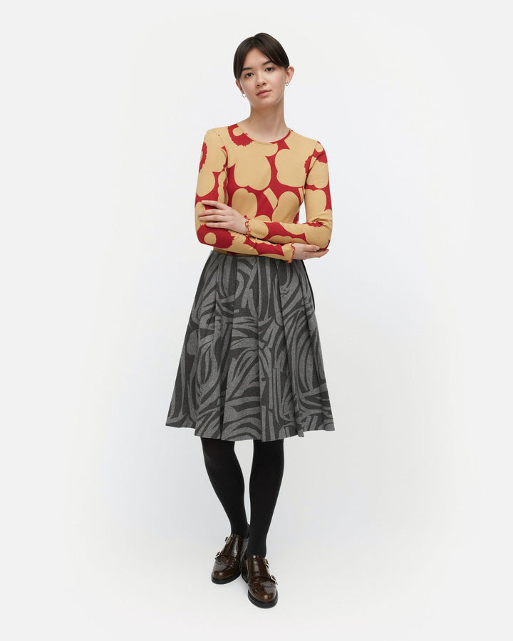 floraali unikko jersey shirt - red