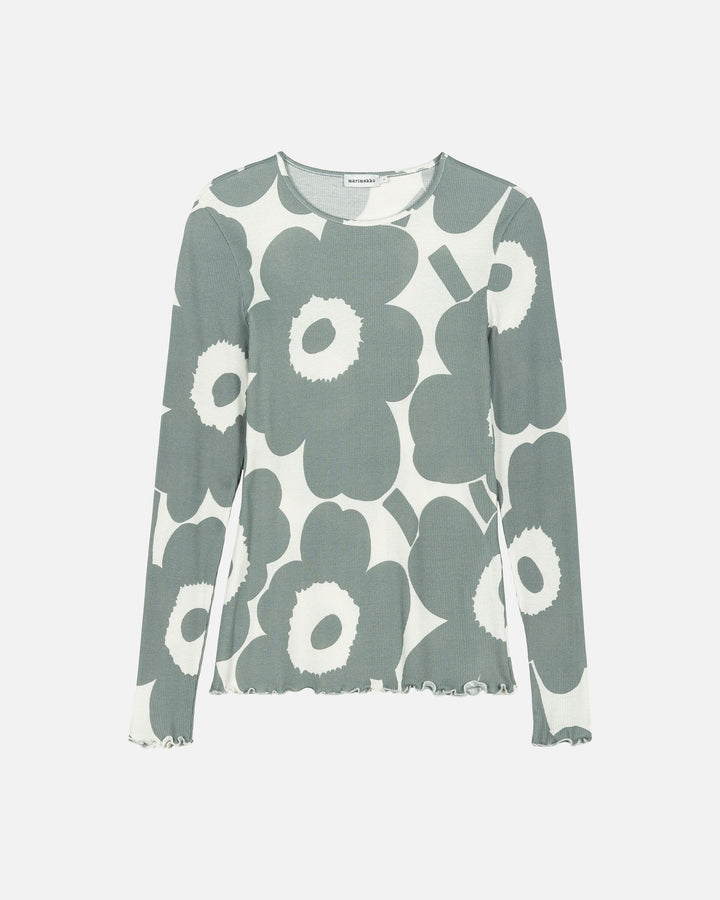 floraali unikko jersey shirt - grey