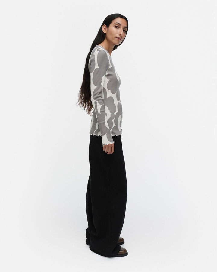 floraali unikko jersey shirt - grey