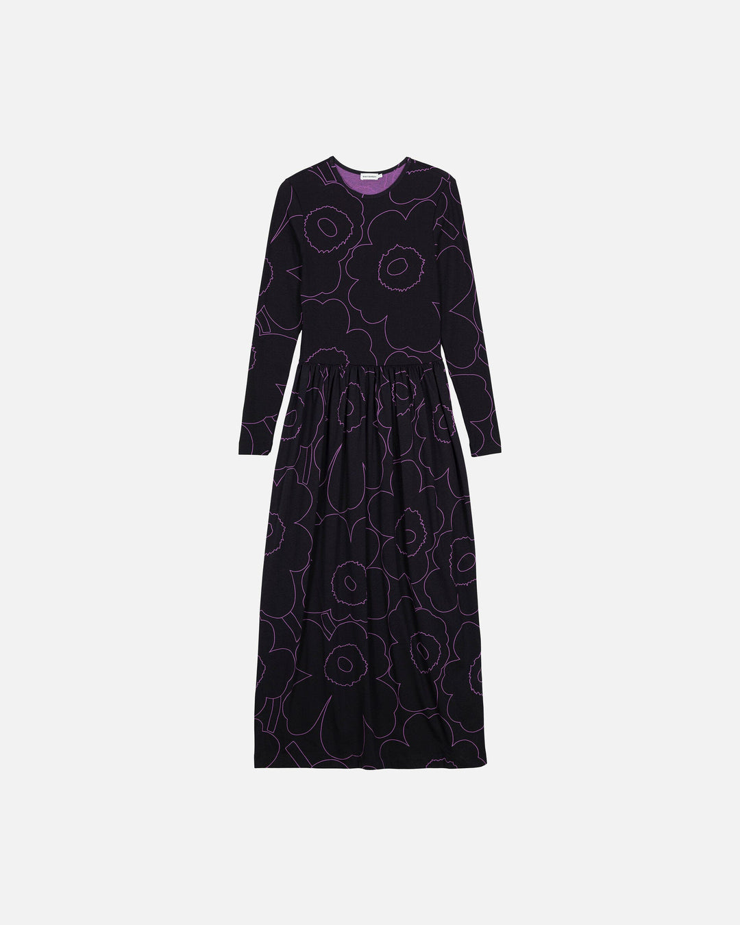 kukkaset piirto unikko jersey dress
