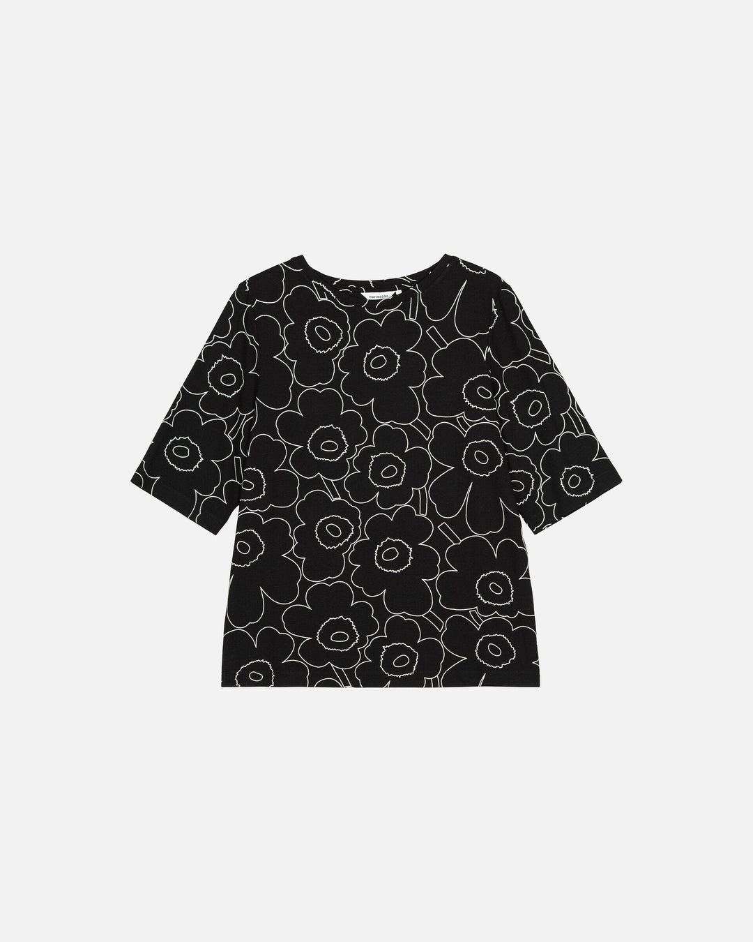 kollaasi piirto unikko jersey shirt