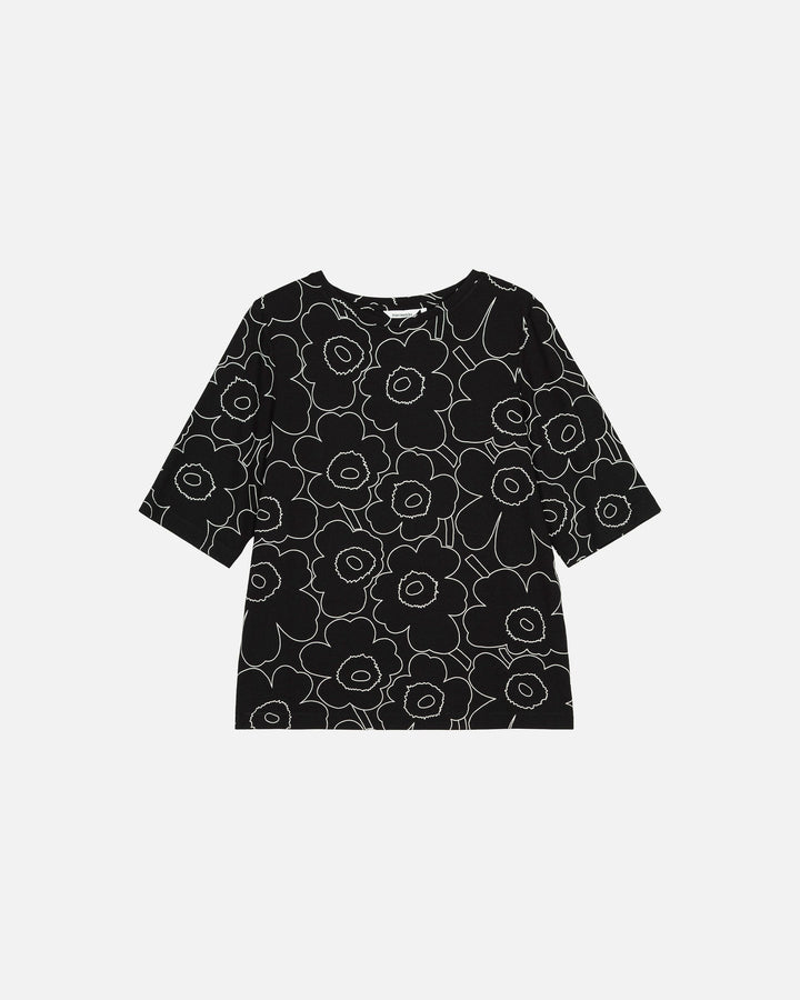 kollaasi piirto unikko jersey shirt
