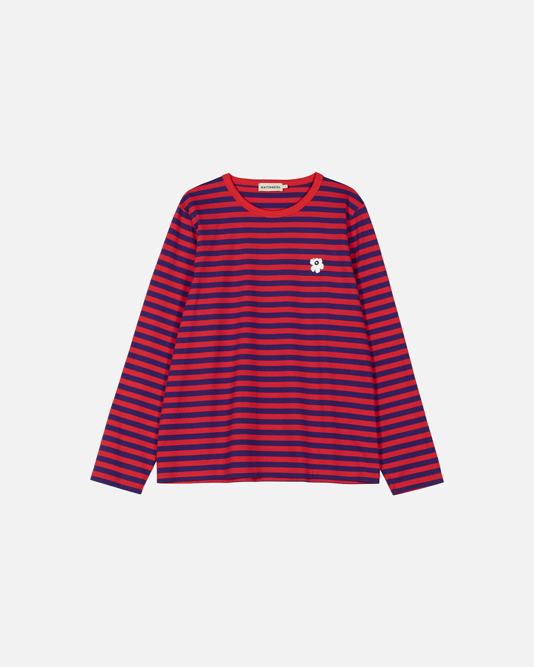 kioski tasaraita unisex jersey longsleeve shirt - red/blue