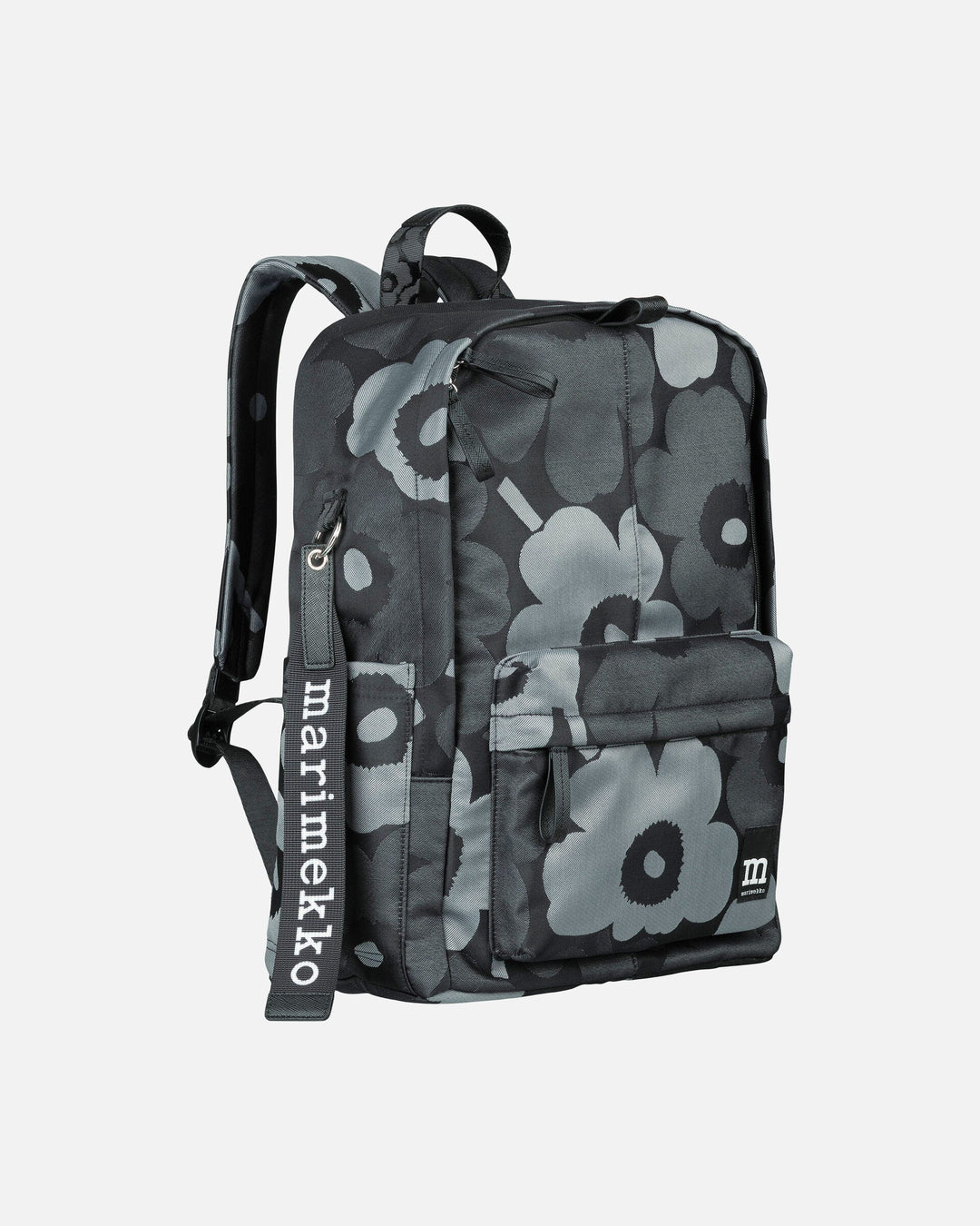 zip top backpack unikko - black / grey