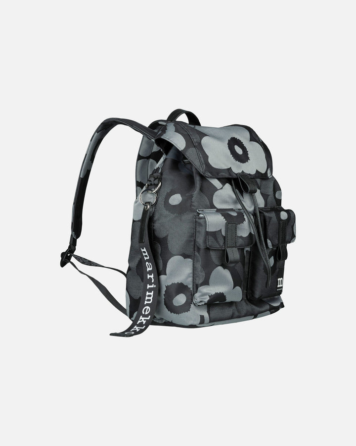 everything backpack L unikko - black / grey