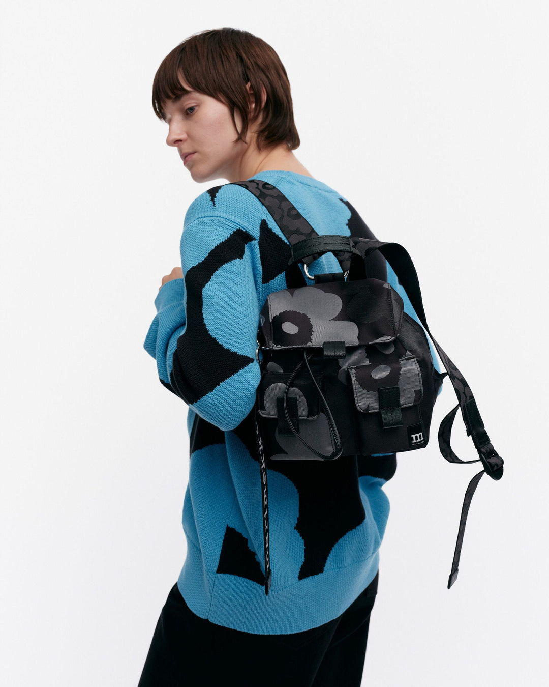 everything backpack s unikko - black / grey