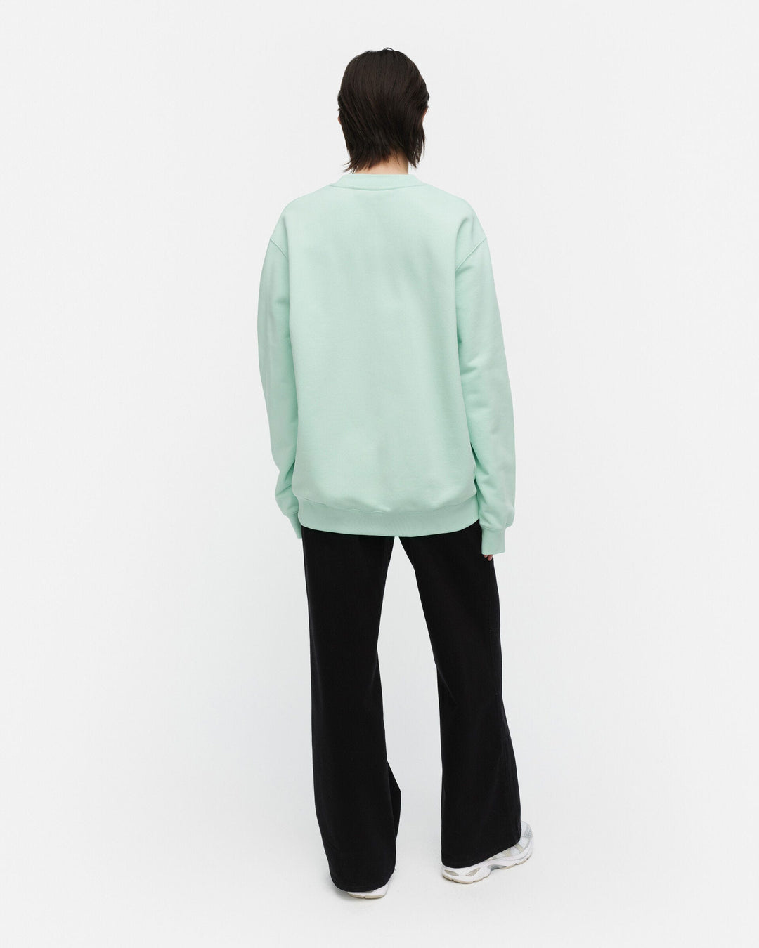 loisto unikko placement sweatshirt - light blue