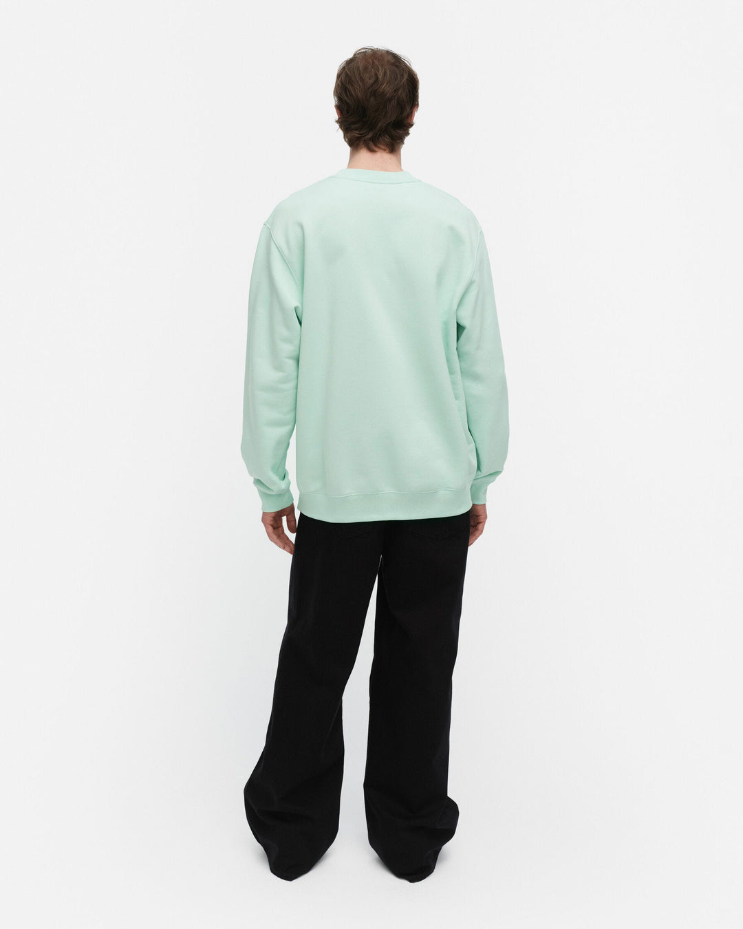 loisto unikko placement sweatshirt - light blue