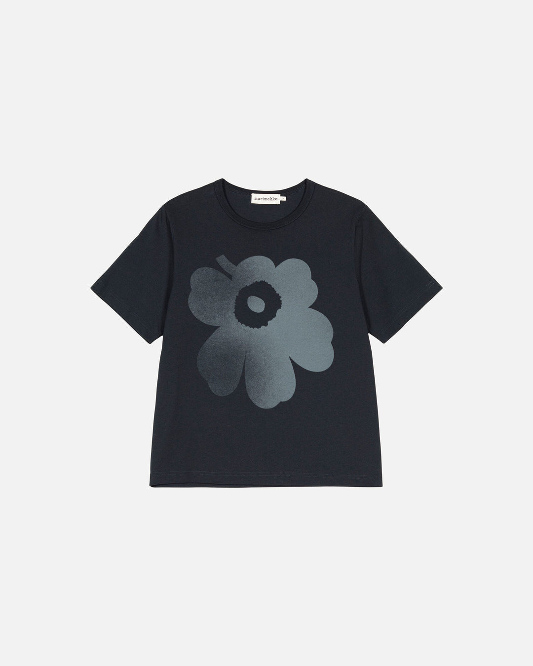 kioski erna unikko placement t-shirt - black
