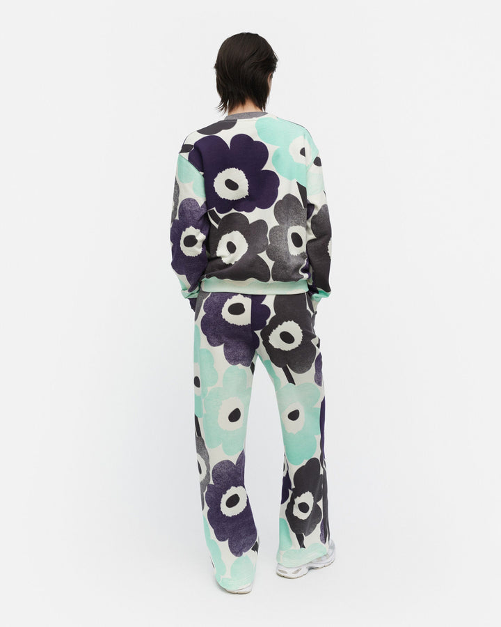 kioski leiot unikko sweatshirt - seafoam/purple