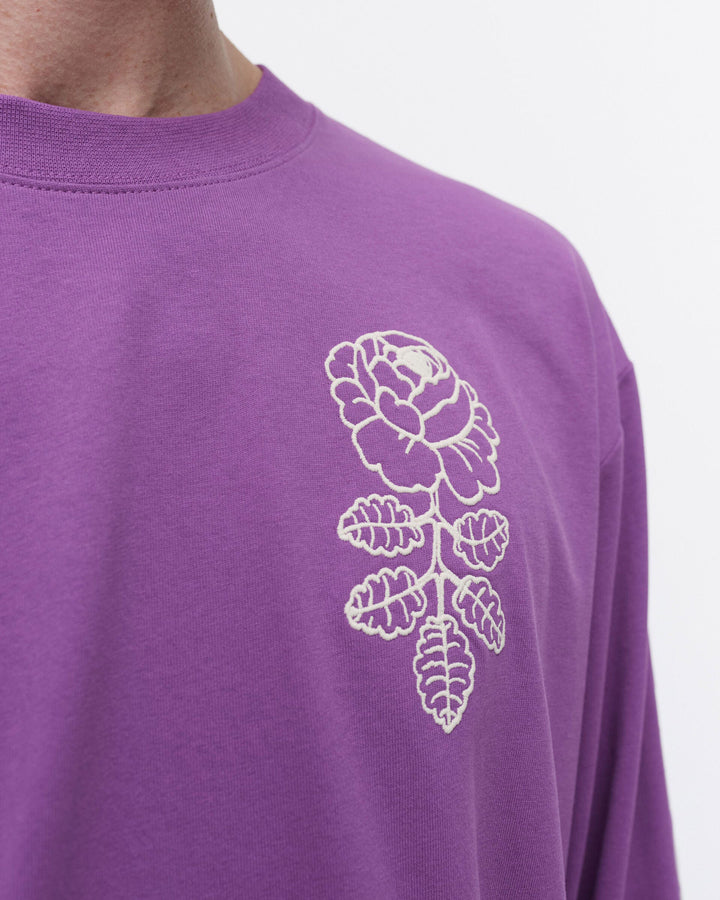 kioski oksat vihkiruusu placement jersey shirt - purple