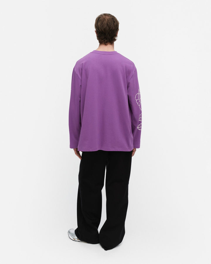 kioski oksat vihkiruusu placement jersey shirt - purple