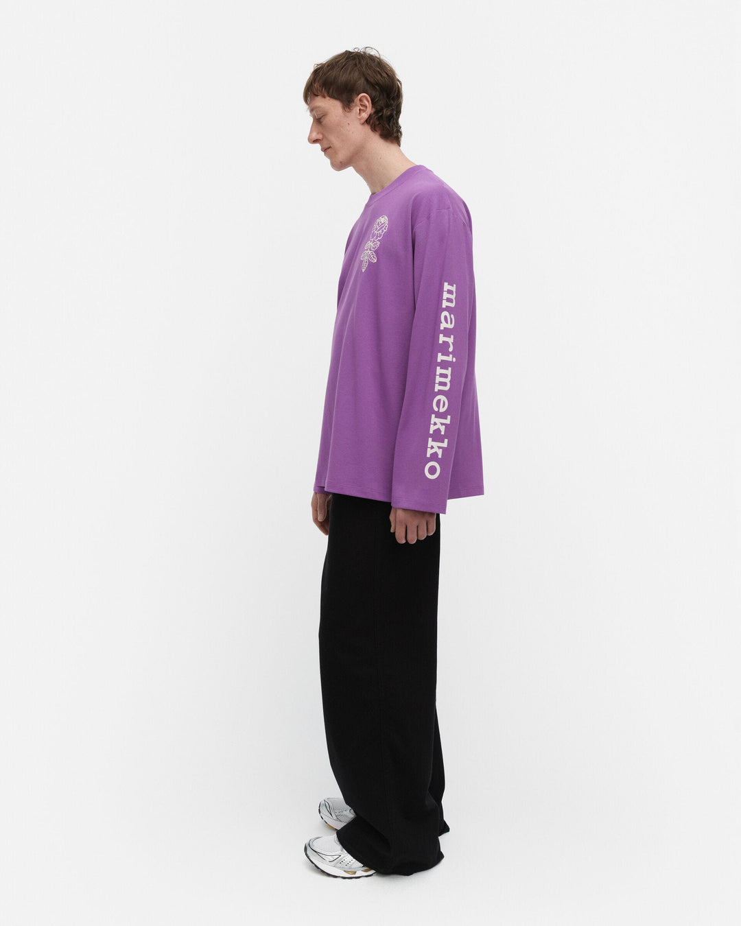 kioski oksat vihkiruusu placement jersey shirt - purple