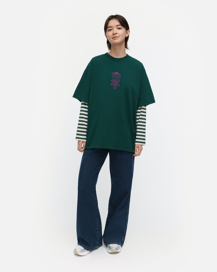 kioski linjat vihkiruusu placement t-shirt
