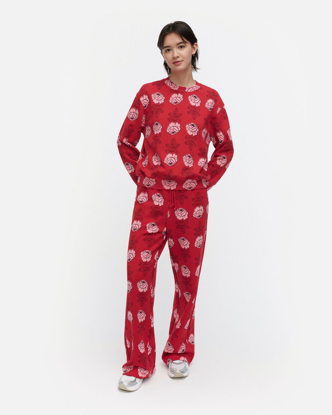 kioski leiot vihkiruusu sweatshirt - red