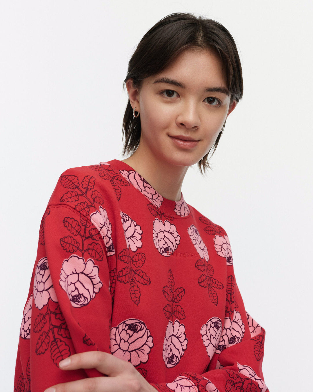 kioski leiot vihkiruusu sweatshirt - red