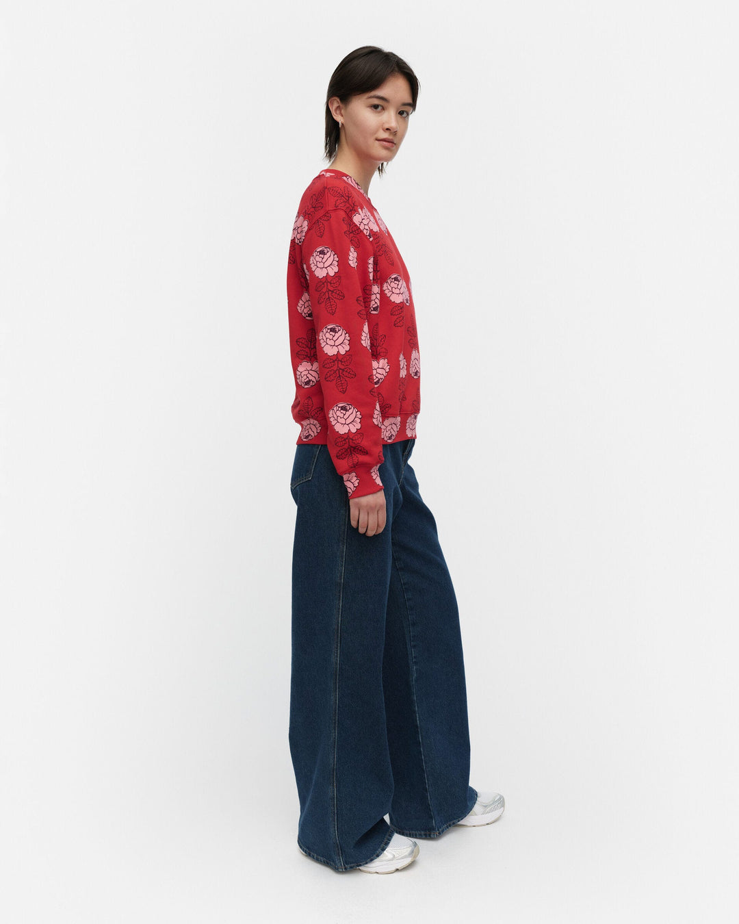 kioski leiot vihkiruusu sweatshirt - red