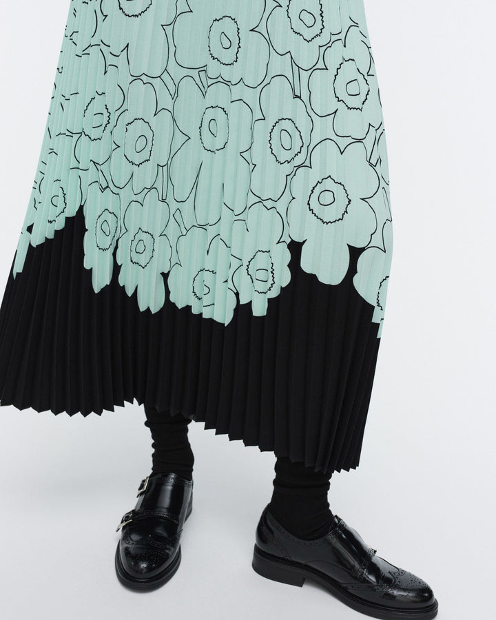 piiru piirto unikko placement skirt - seafoam green