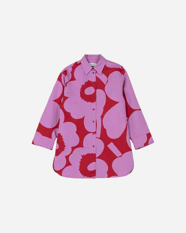 heitto unikko cotton linen shirt