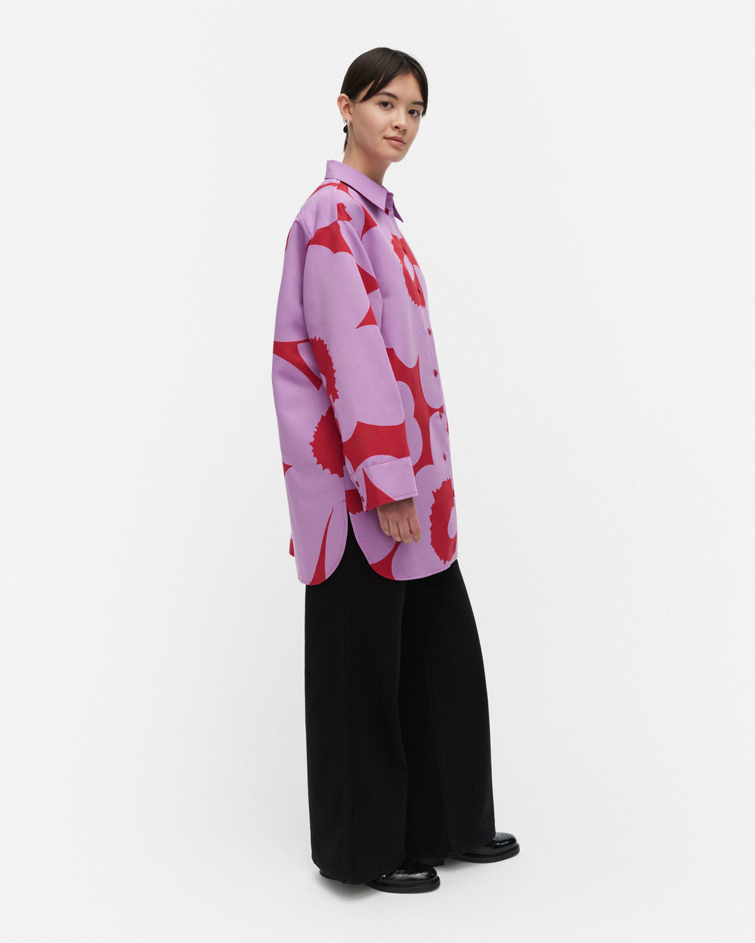 heitto unikko cotton linen shirt