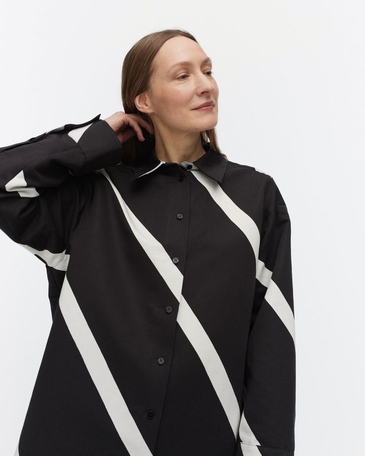 heitto basso cotton linen shirt