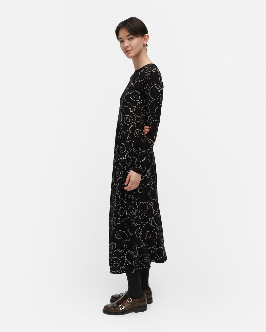 kolmin piirto unikko jersey dress