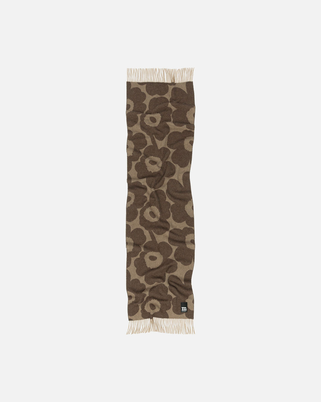 identtinen unikko scarf - brown