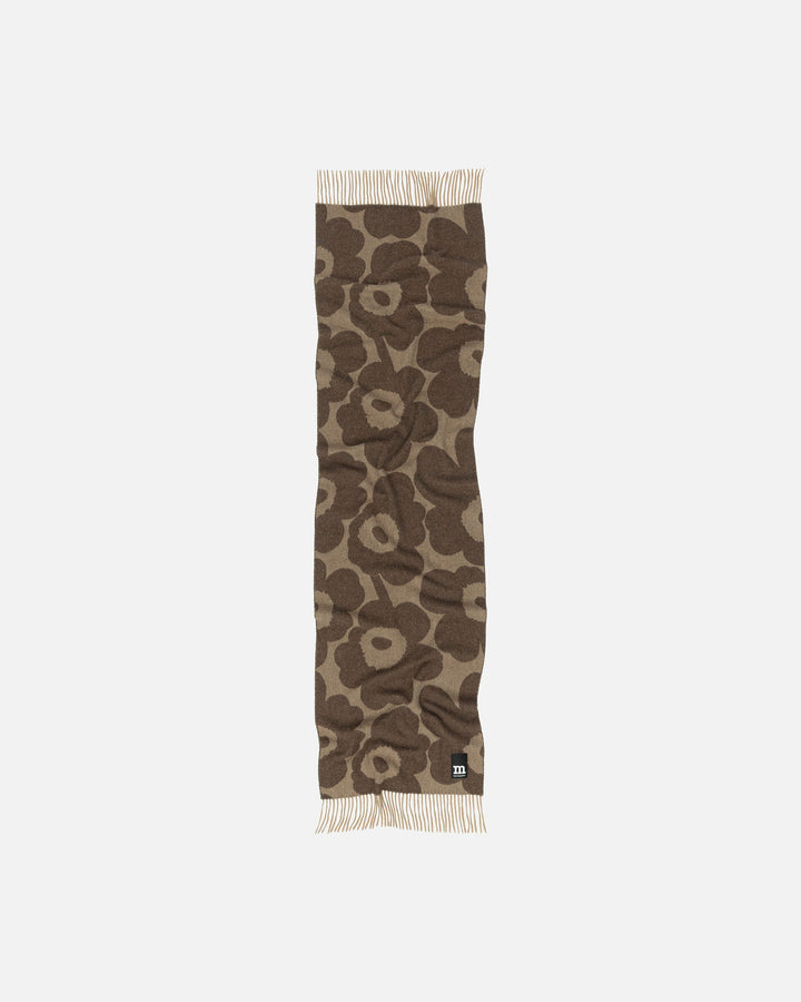 identtinen unikko scarf - brown