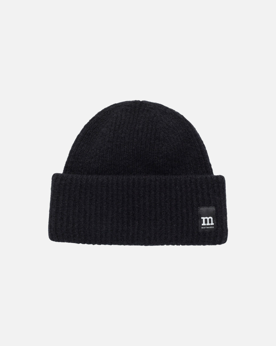 pjettar solid knitted toque - black