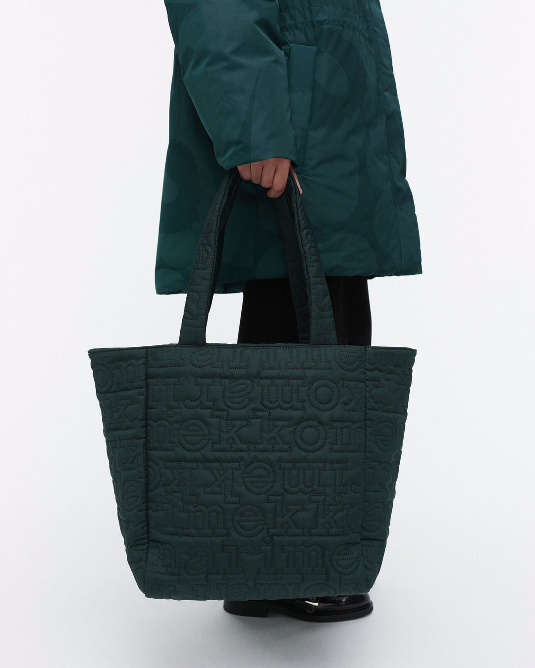 joy tote bag - navy green