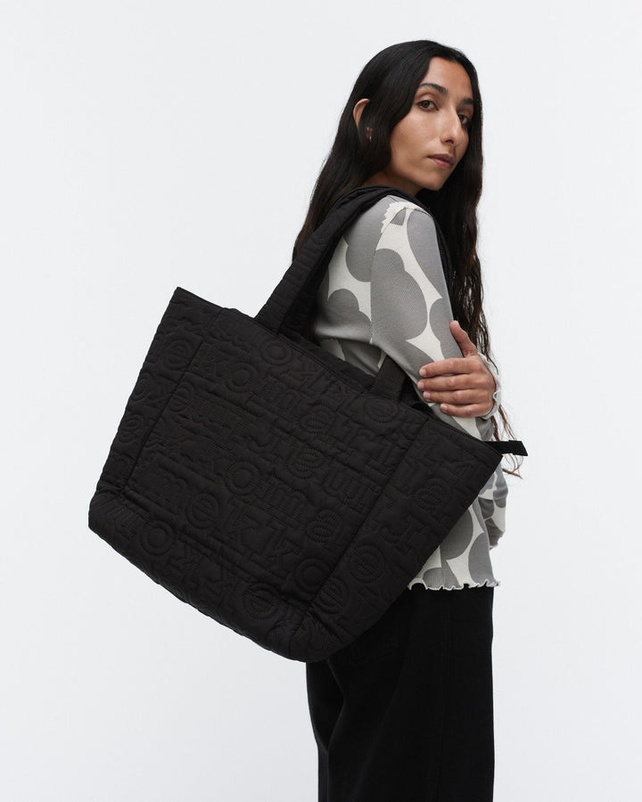 joy tote bag - black