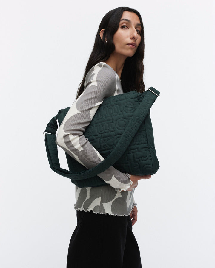 joy crossbody medium shoulder bag - navy green