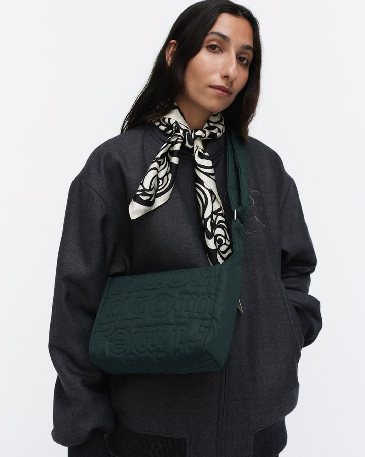 joy crossbody small shoulder bag - navy green