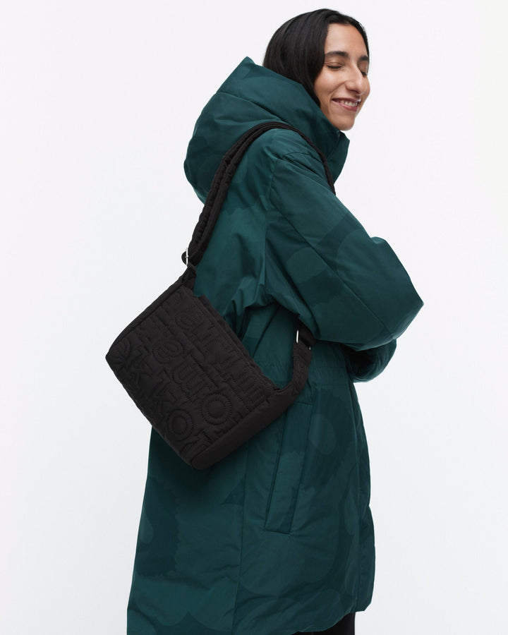 joy crossbody small shoulder bag - black