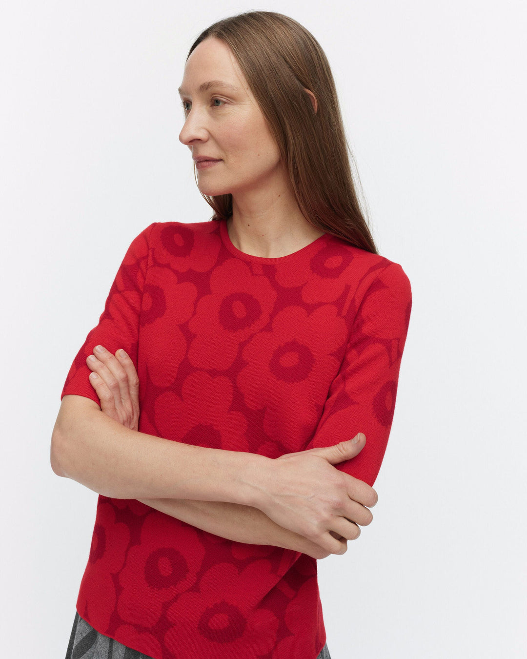 kehys unikko knitted wool pullover