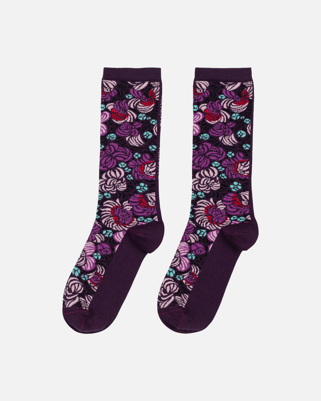 pinnat torstai socks - dark burgundy