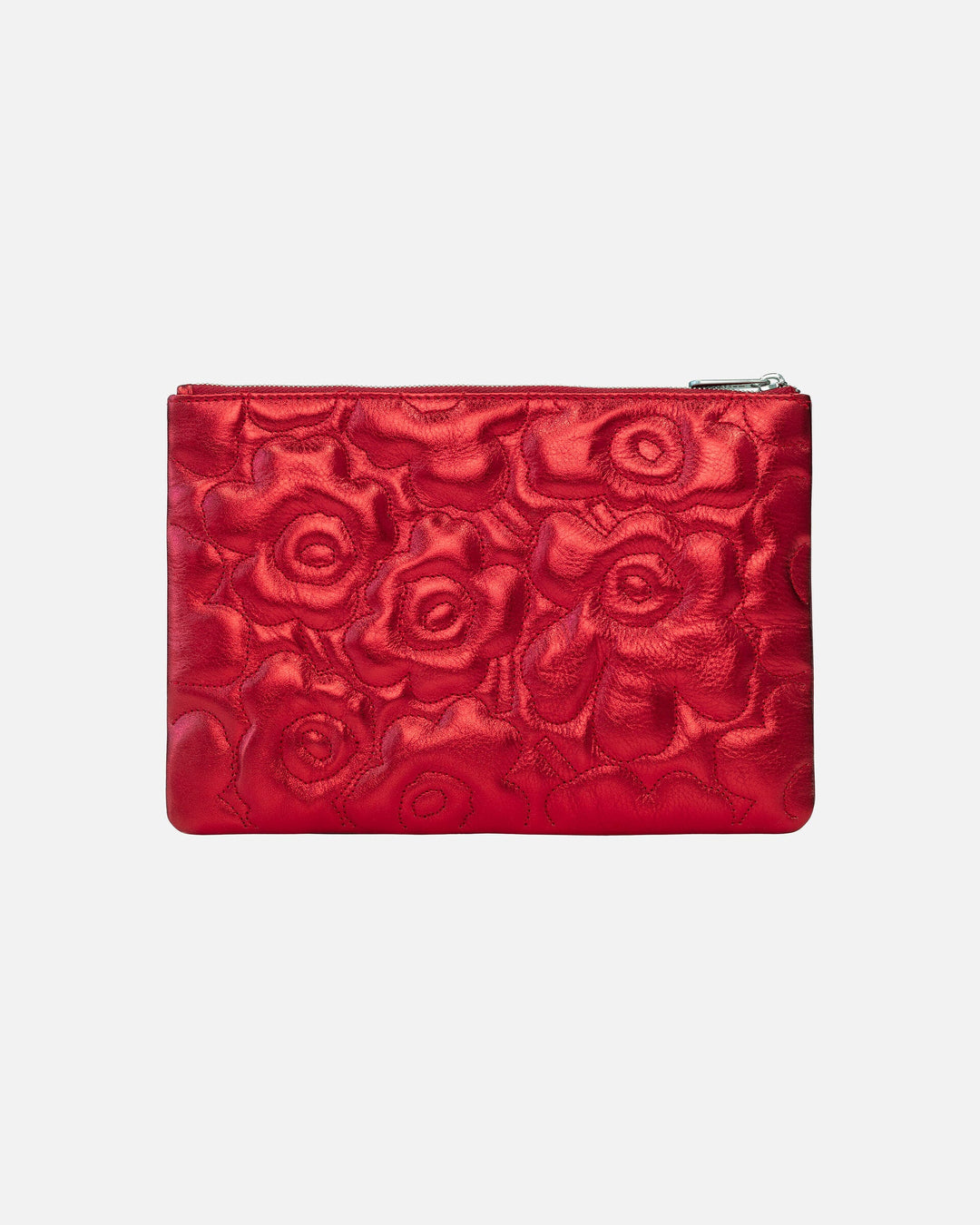 pouch bag unikko clutch - red leather