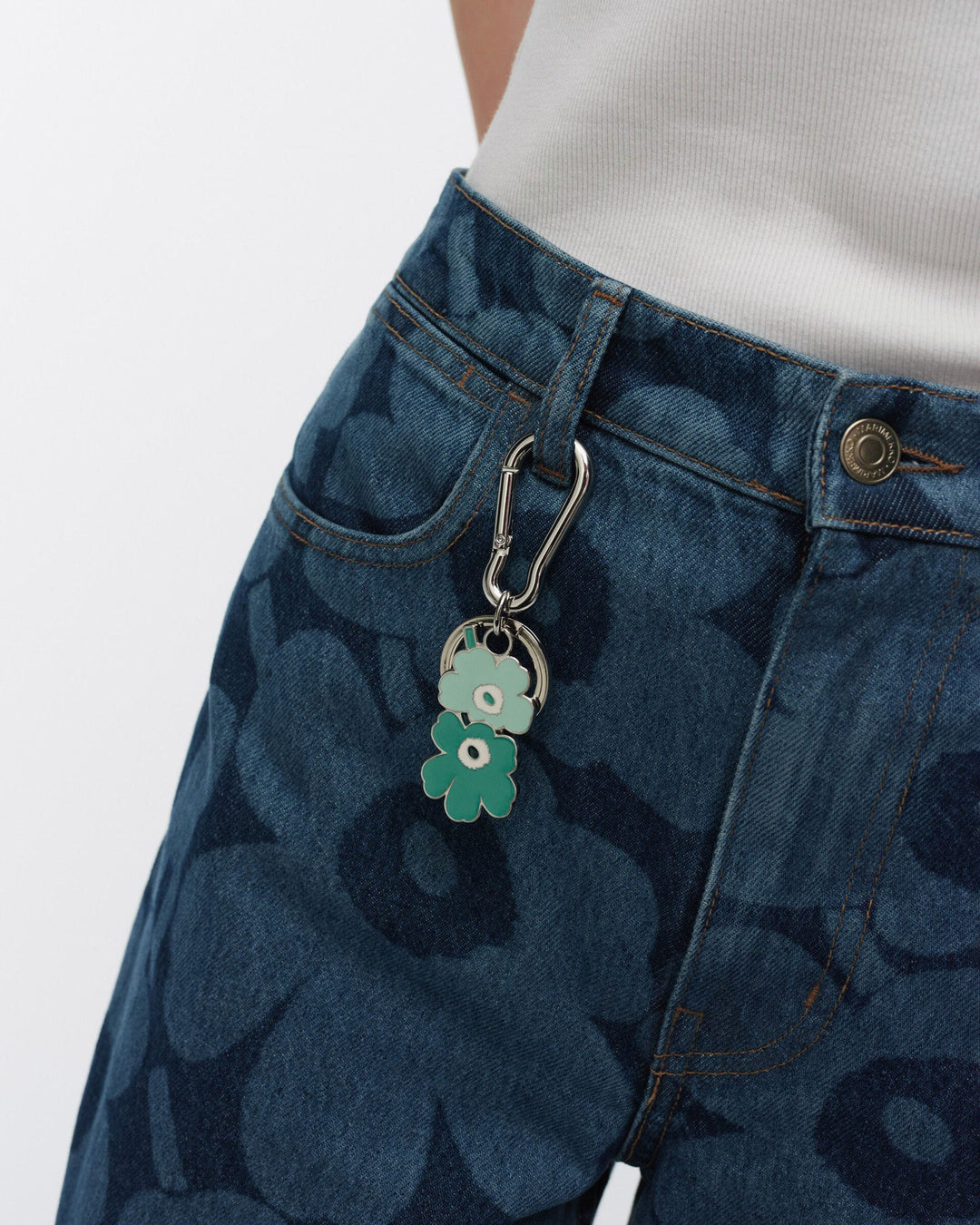 puhallus unikko keychain - seafoam