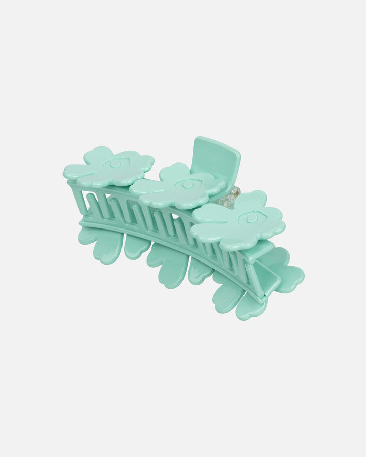 mini unikko hair clip - teal