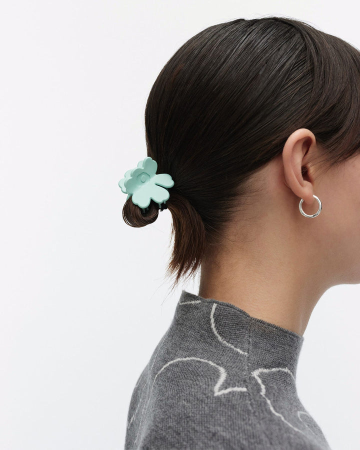 nano unikko hair clip set - teal