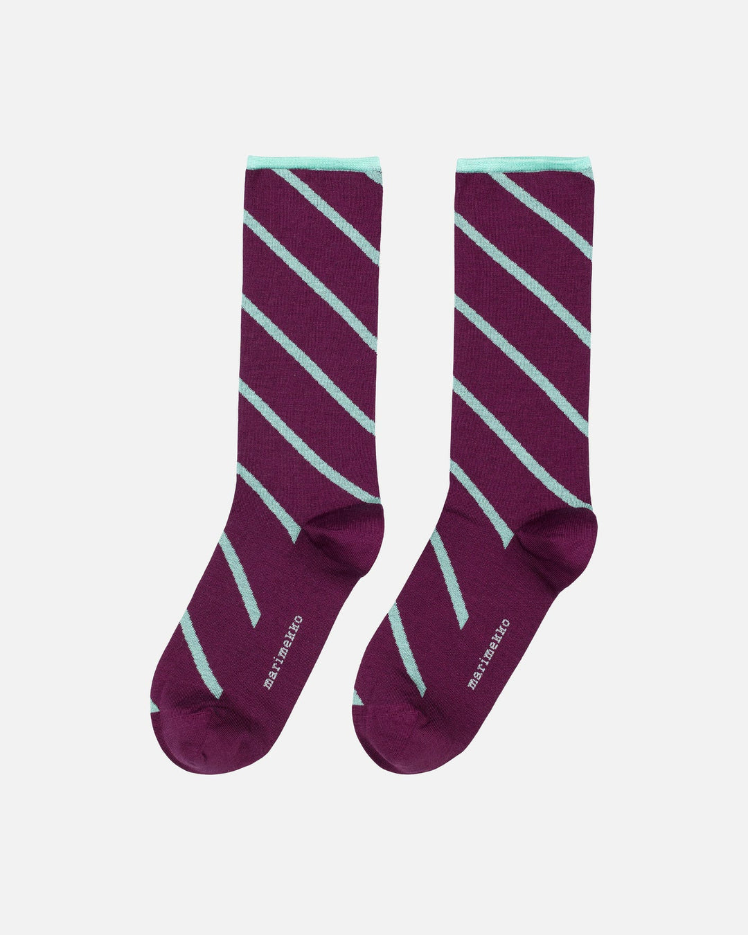 sissi basso socks - purple and teal