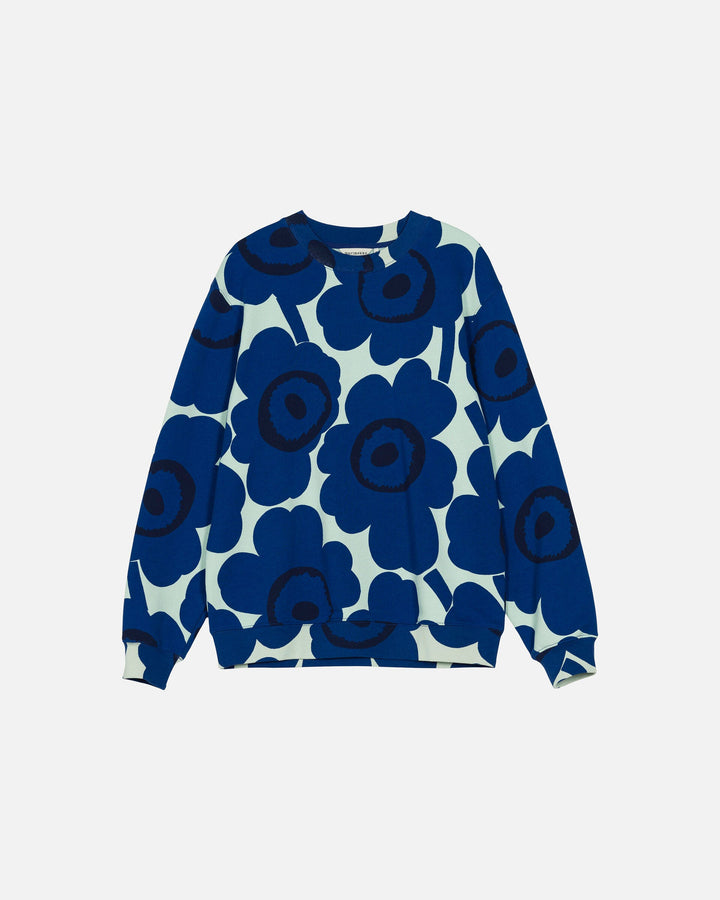 loisto unikko sweatshirt - blue/white