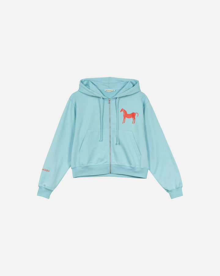 kioski joggi musta tamma placement hoodie