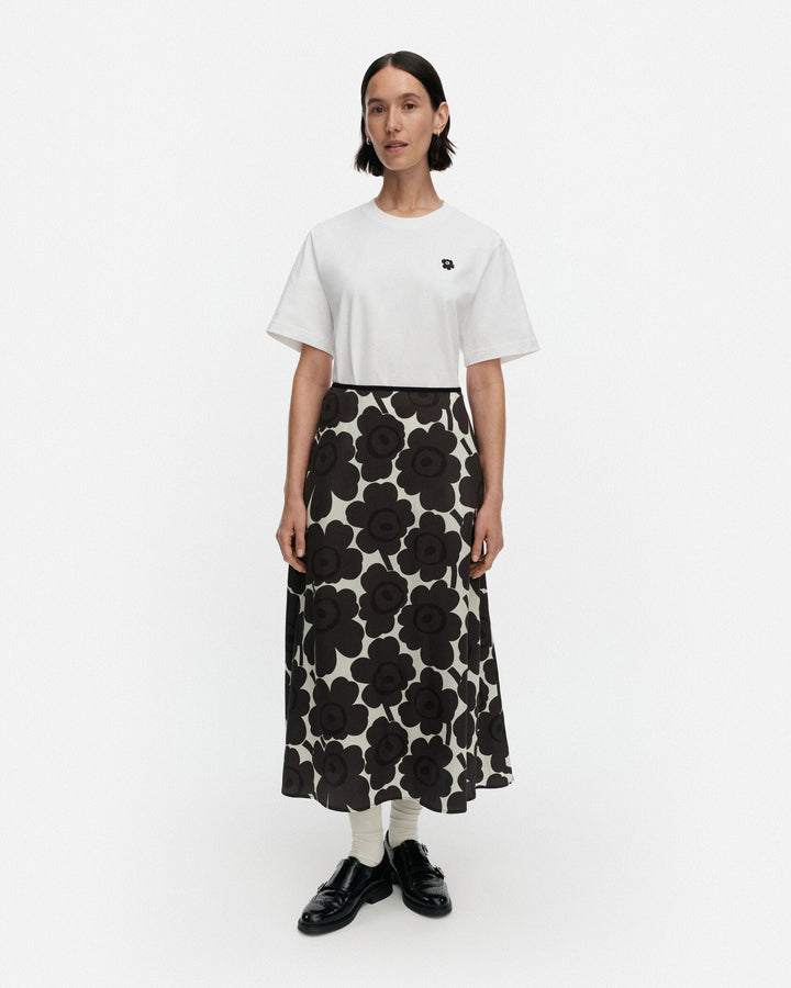 edetä unikko skirt - black/white